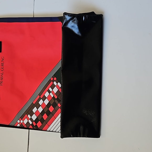 Prabal Gurung Tote Bag Michelle Obama Collab Color Block Red Black White Green - Picture 7 of 17